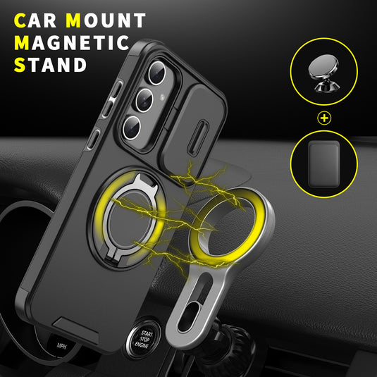 [Built-in Kickstand] Samsung Galaxy A17 (SM-A176) - Rugged Shockproof Heavy Duty Series Case