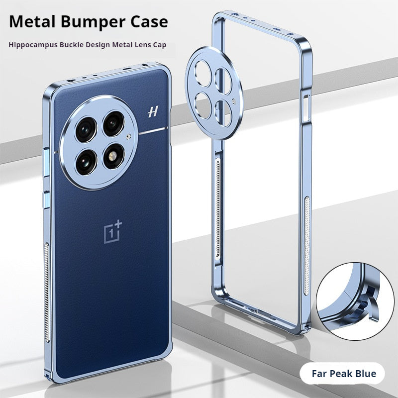 Load image into Gallery viewer, OnePlus 15 5G - Seahorse Buckle Metal Frame With Detachable Metal Lens Cover
