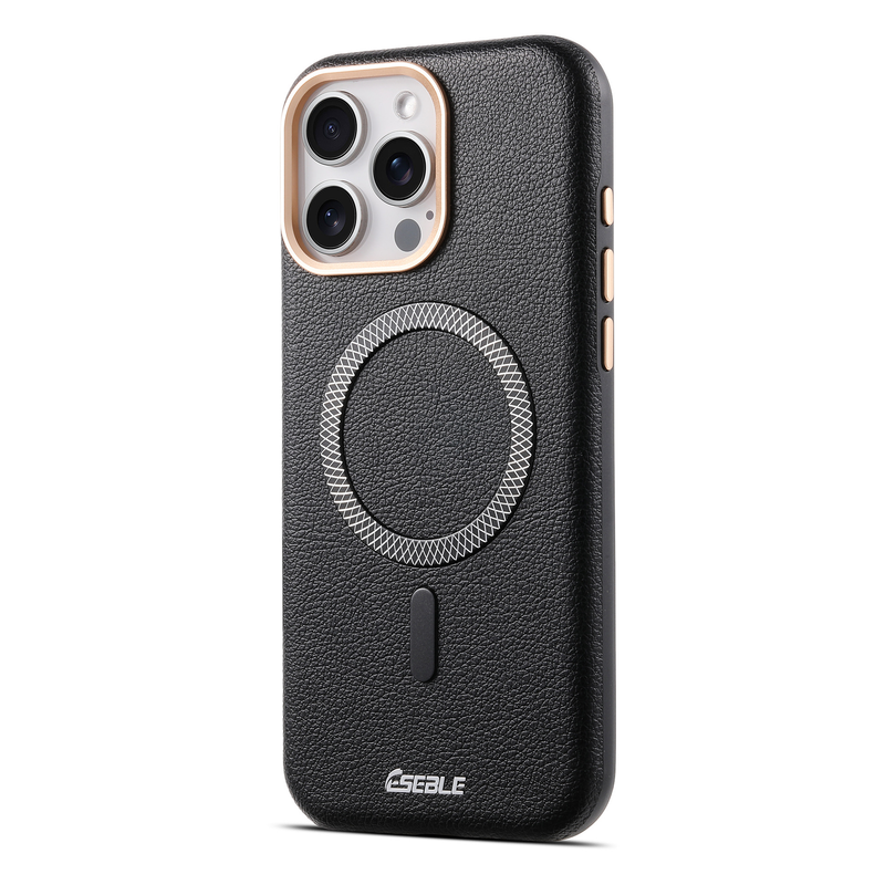 Load image into Gallery viewer, [Magsafe Compatible] Apple iPhone 17/Air/Pro/Pro Max Business Full-Cover PU Leather Phone Case
