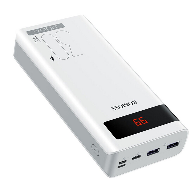 Load image into Gallery viewer, Romoss Sense 8PS Pro 30W 30000mAh Power Bank - White
