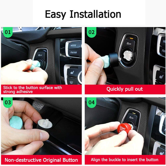 BMW Vehicle-specific Crystal Start Stop Button Cover For 1/2/3/4/5/7 Series & X1/X2/X3/X5 - i-Station Mobile Phone & Electronic Device Repair and Accessories