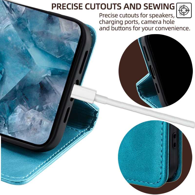 Load image into Gallery viewer, [With Card Slot] Google Pixel 10 Pro XL 5G Premium Leather Business Flip Cover Shockproof Wallet Case
