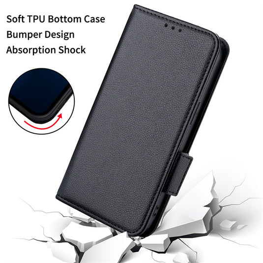 [With Lanyard] TCL 50 5G/SE 4G Leather Flip Cover Shockproof Wallet Series Case