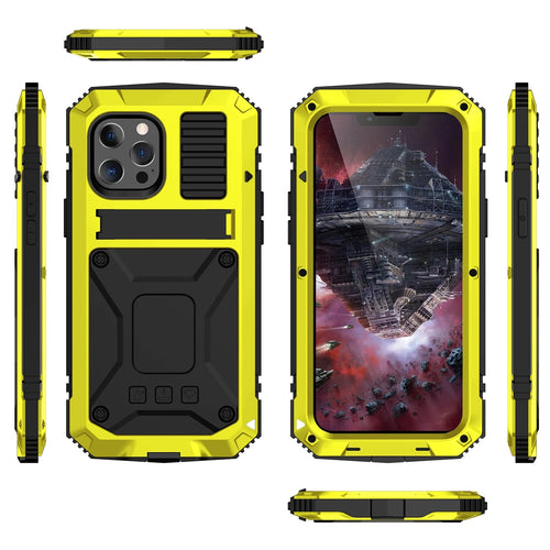 [Built-in Stand] Apple iPhone 16/Plus/Pro/Max - Military Grade Shockproof Lifeproof Series Case