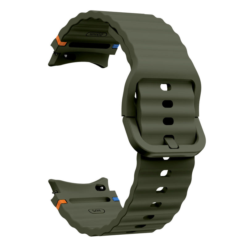 Load image into Gallery viewer, Samsung Galaxy Watch FE - Wavy Pattern Colored Silicone Breathable Watch Band - i-Station Mobile Phone &amp; Electronic Device Repair and Accessories
