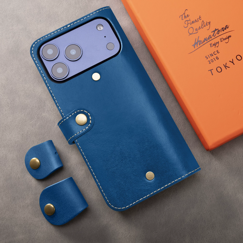 Load image into Gallery viewer, [With Card Slot] Apple iPhone 18 Pro &amp; Max - HANATORA Premium Genuine Leather Flip Wallet Case
