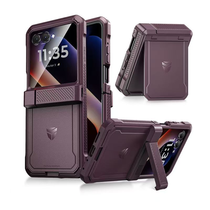 Load image into Gallery viewer, [Dual Kickstands] Motorola Moto Razr 60 - Dexnor Military-Grade Magnetic Case With Shockproof Hinge Cover
