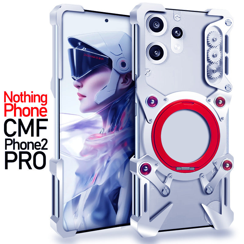 Load image into Gallery viewer, [With 360° Rotating Stand] Nothing CMF Phone 2 Pro Aluminum Alloy Metal Frame Shockproof Case - i-Station Mobile Phone &amp; Electronic Device Repair and Accessories

