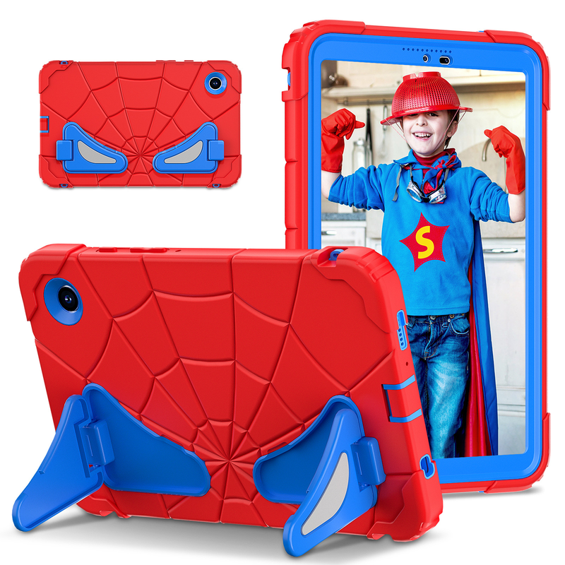 Load image into Gallery viewer, [Built-in Stand] Samsung Galaxy Tab A9 8.7“ (2023) Spiderman Cartoon Kids Full-cover Silicone Shockproof Case
