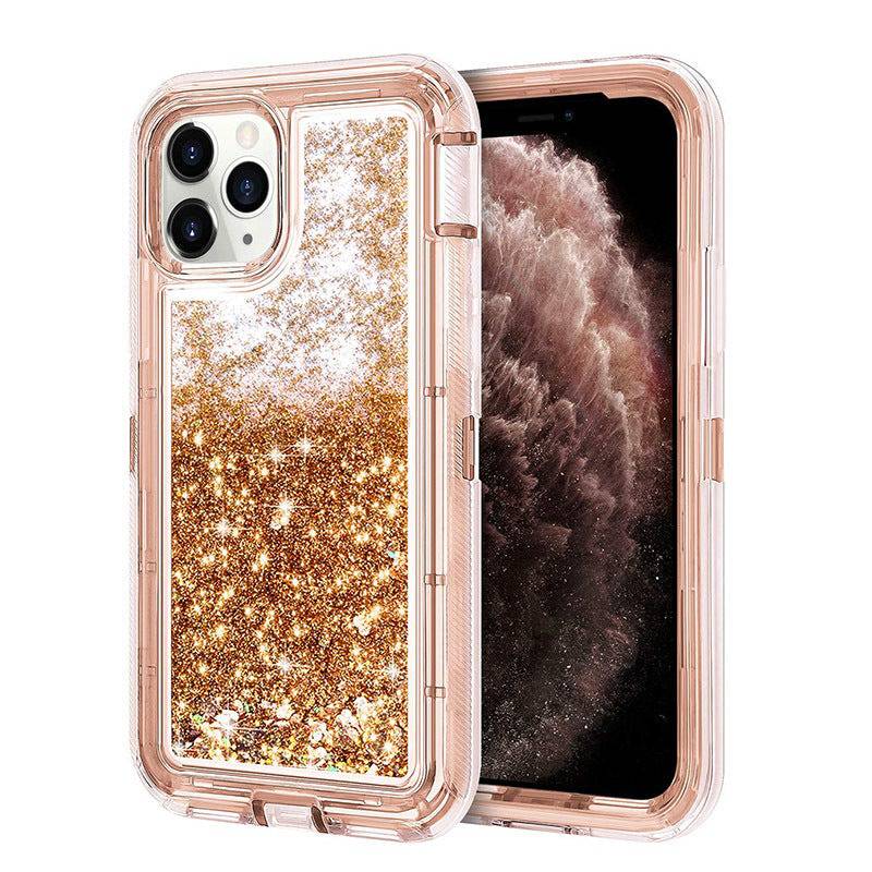 Load image into Gallery viewer, Apple iPhone 13/Mini/Pro/Max Glitter Clear Transparent Liquid Sand Watering Case - Polar Tech Australia
