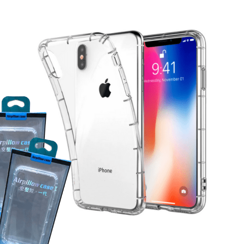 Apple iPhone X/XS/XR/XS Max AirPillow Cushion Ultra-Thin Crystal clear soft TPU Case - Polar Tech Australia