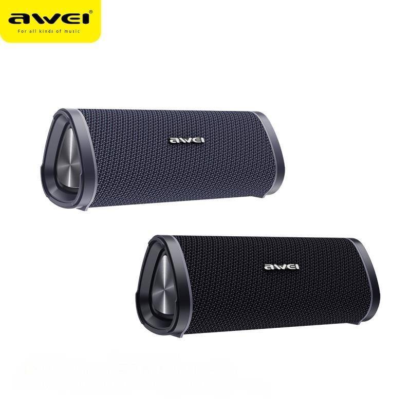 Load image into Gallery viewer, AWEI Y331 Portable Outdoor IP66 Waterproof Wireless Bluetoth Speaker - Black
