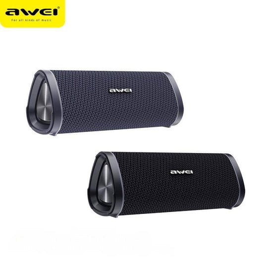 AWEI Y331 Portable Outdoor IP66 Waterproof Wireless Bluetoth Speaker - Black