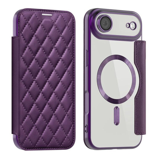 [Magsafe Compatible][With Card Slot] Apple iPhone 17/Pro/Pro Max/Air High-End Leather Full Coverage Shockproof Flip Wallet Series Case With Lens Film
