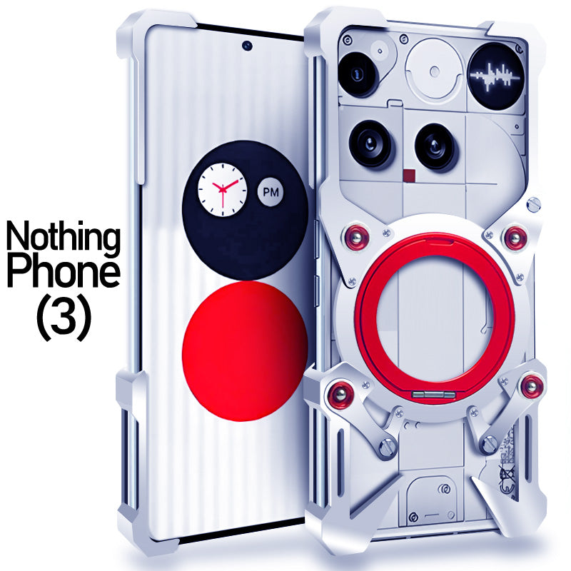 Load image into Gallery viewer, [With 360° Rotating Stand] Nothing Phone (3) - Aluminum Alloy Metal Frame Shockproof Case - i-Station Mobile Phone &amp; Electronic Device Repair and Accessories
