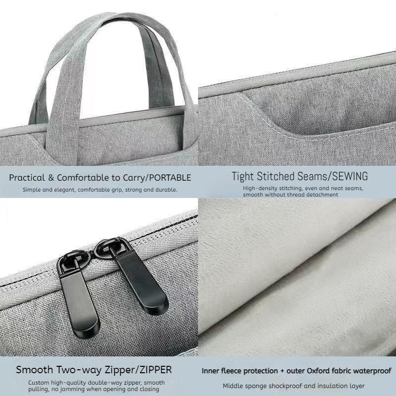 Microsoft Surface Laptop 13"/ 13.8"/15" Business Plush Shockproof Carry Sleeve / Protective Bag With Power Bank Bag - i-Station Mobile Phone & Electronic Device Repair and Accessories