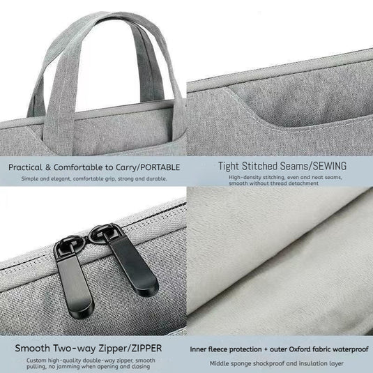 Microsoft Surface Laptop 13"/ 13.8"/15" Business Plush Shockproof Carry Sleeve / Protective Bag With Power Bank Bag