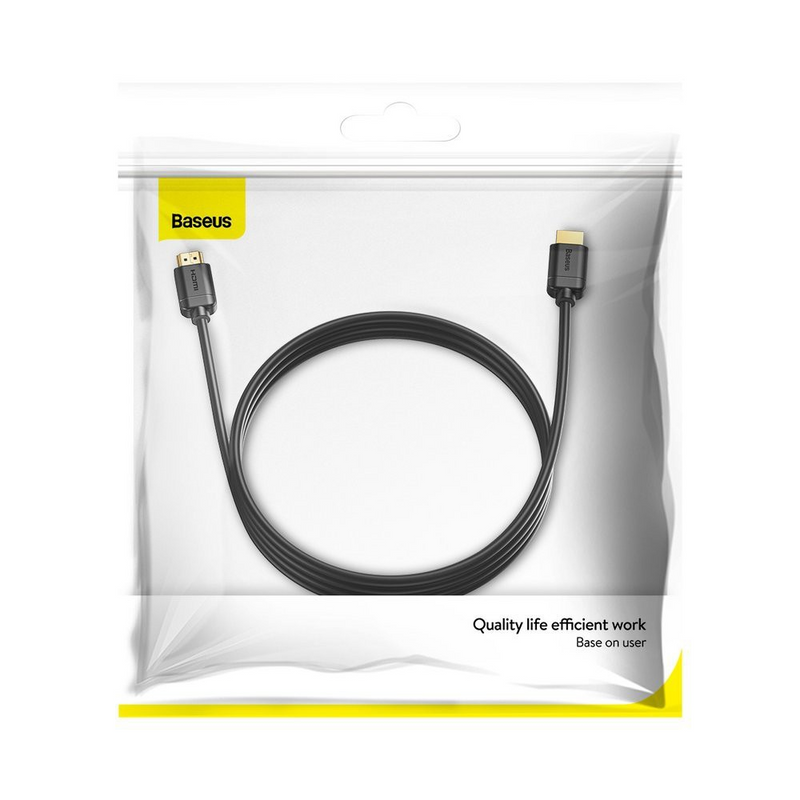 Load image into Gallery viewer, Baseus HDMI 2.0 cable 4K 60 Hz 3D HDR 18 Gbps CAKGQ-A01 5M - Black
