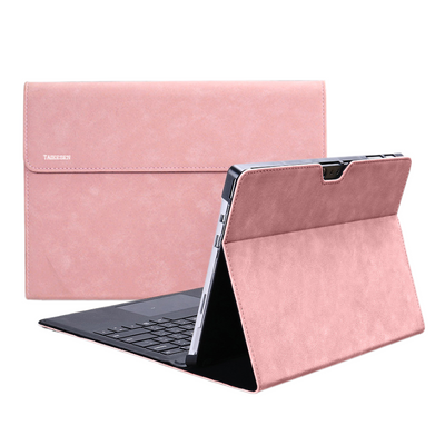 Microsoft Surface Pro 5/6/7/7 Plus/8/9/X Laptop Leather Sleeve Case With Power Adapter Pouch - i-Station Mobile Phone & Electronic Device Repair and Accessories