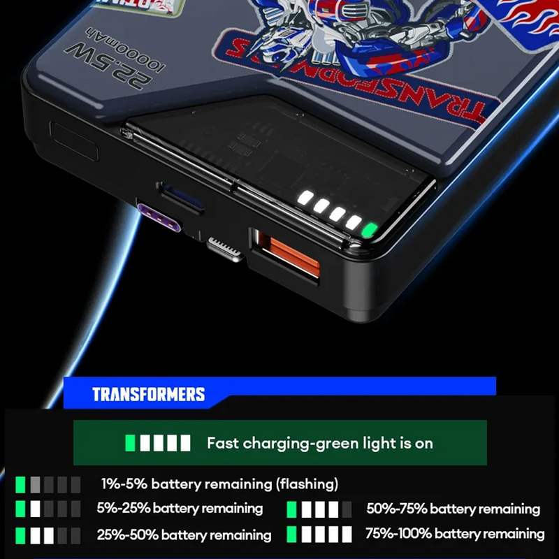 Load image into Gallery viewer, Transformers TF-D10 Power Bank 10000mAh
