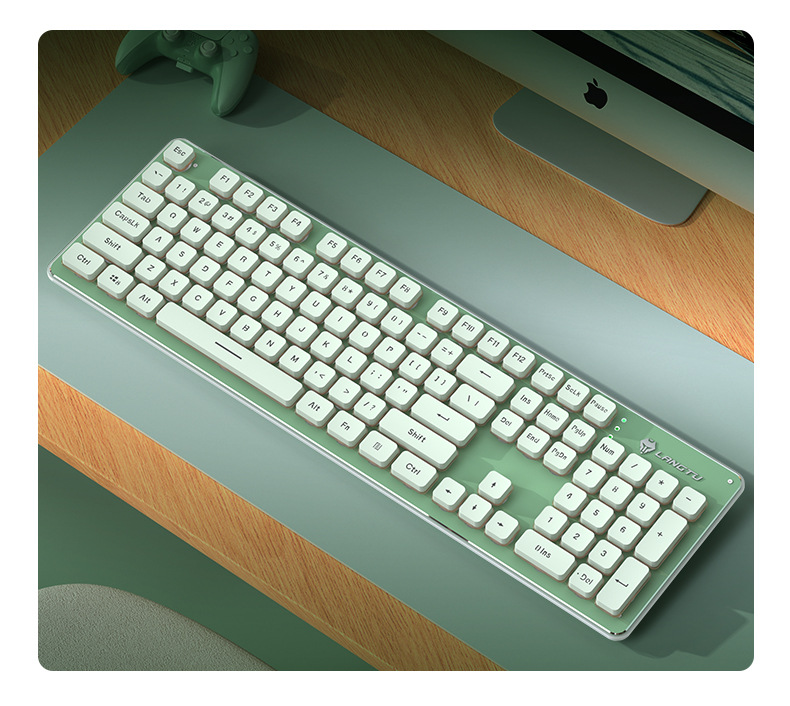 Load image into Gallery viewer, LANGTU L1 Mechanical Wireless Backlit Bluetooth Keyboard for Gaming &amp; Office
