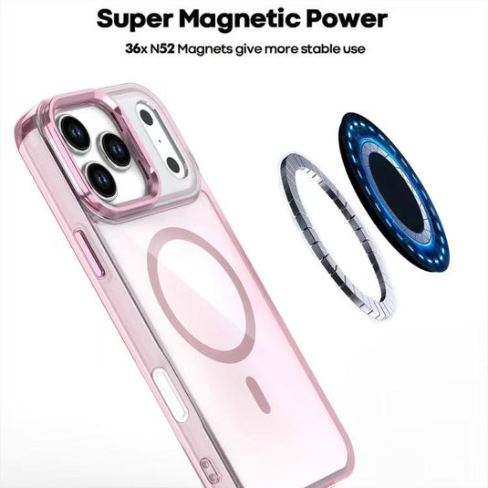 [Built-in Lens Kickstand][Magsafe Compatible] Apple iPhone 17/Air/Pro/Pro Max Gradient Full-Body Shockproof Phone Case