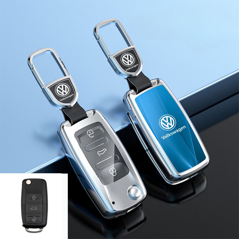 Load image into Gallery viewer, Volkswagen Zinc Alloy Car Key Fob Case Cover For Golf, ID.4, ID.6,  Lavida, Sagitar, Viloran, Magotan, Lamando L, Tiguan, Tharu, Tayron, Gran Lavida, Talagon
