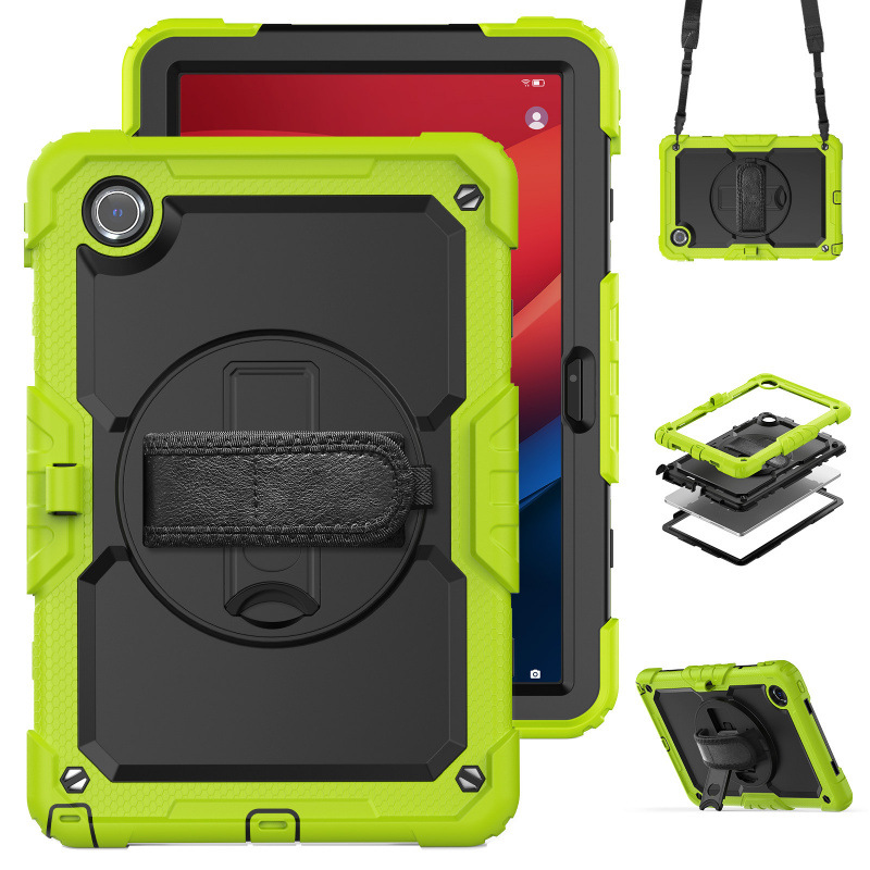 Load image into Gallery viewer, [Built-in 360° Rotating Hand Strap &amp; Stand] Lenovo Idea Tab 11” 2025 (TB336FU/TB336ZU) Shockproof With Screen Protector Pencil Holder Heavy Duty Series Case
