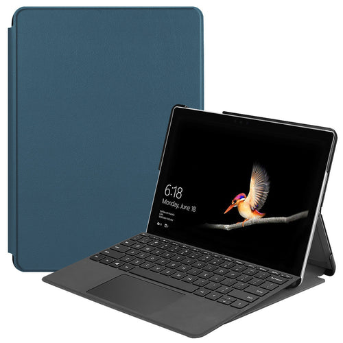 [With Pen Slot] Microsoft Surface Go 1/2/3 - Business PU Leather Flip Cover Shockproof Case