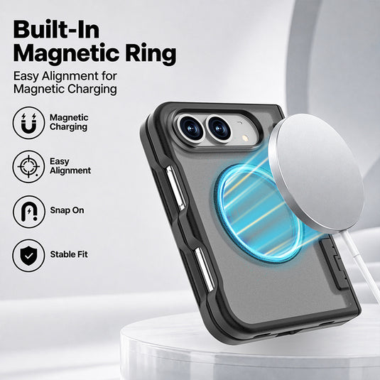 Apple iPhone Duo - Redpepper TF Matte Series Shock Magnetic Case