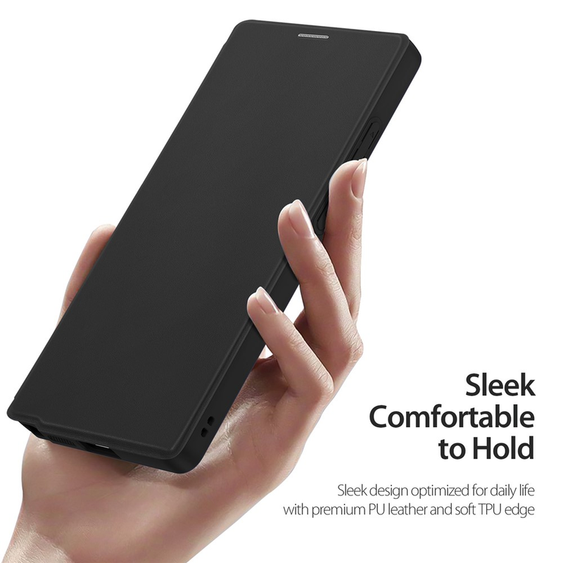 Load image into Gallery viewer, [With Card Slot][Magsafe Compatible] Samsung Galaxy S26/Plus/Ultra - Magnetic Rotating Kickstand Transparent Shockproof Flip PU Leather Wallet Series Case
