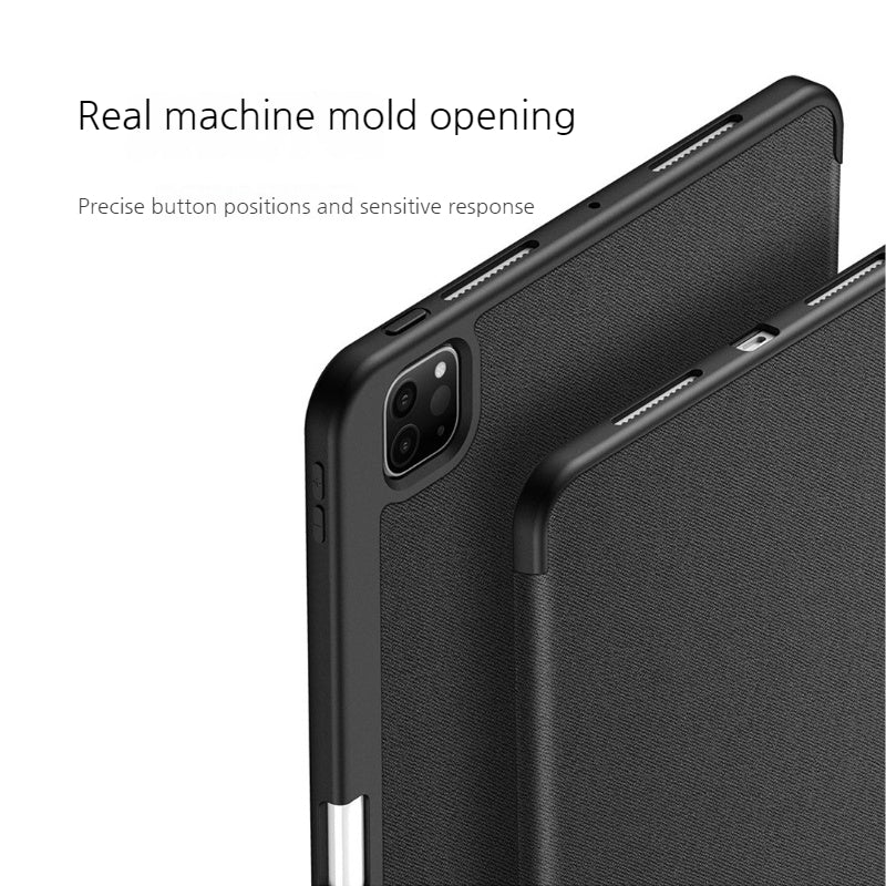 Load image into Gallery viewer, [With Pen Slot] Apple iPad 7/8/9 10.2&#39;&#39; 7/8/9th Gen (2019/2020/2021) Premium PU Fabric Texture Shockproof Case
