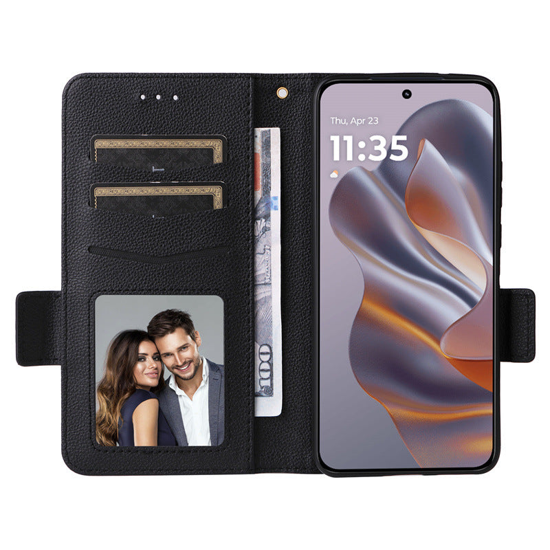 Load image into Gallery viewer, [Built-in Card Slot] Motorola Moto Edge 50 Neo Leather Flip Shockproof Essentials Series Case
