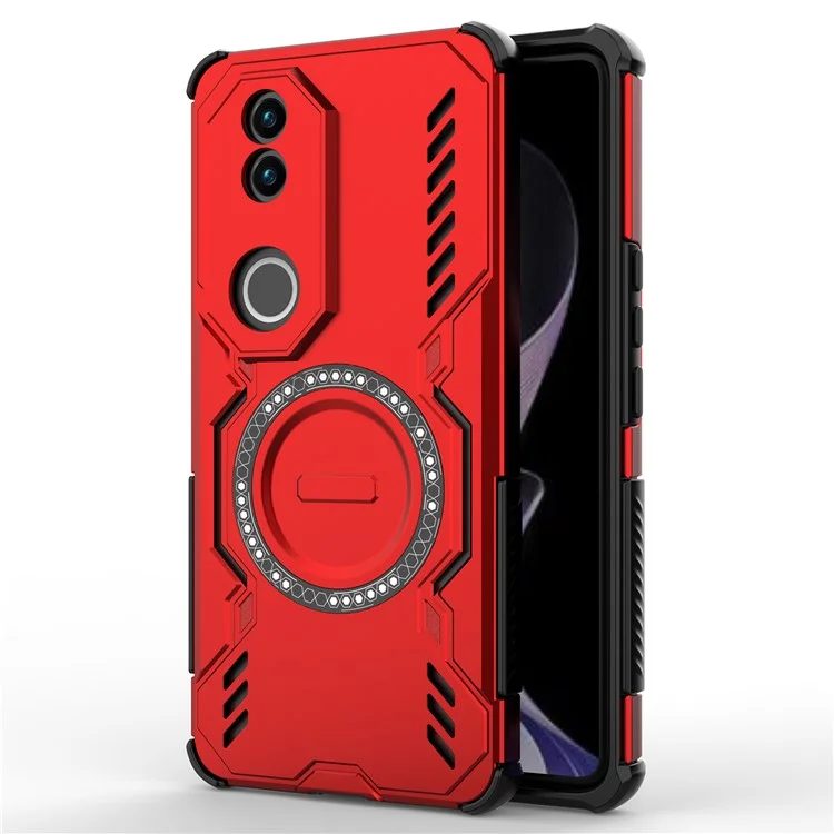Load image into Gallery viewer, [Magsafe Compatible] VIVO V50 5G PC + TPU Magnetic Butterfly Armor Case With Hollow Heat Dissipation - i-Station Mobile Phone &amp; Electronic Device Repair and Accessories
