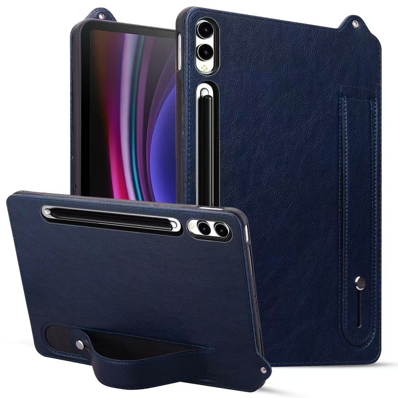 Load image into Gallery viewer, Samsung Galaxy Tab S11 Ultra (2025) 14.6&quot; - Shockproof Stand Hand Strap Tablet Case Leather TPU Case
