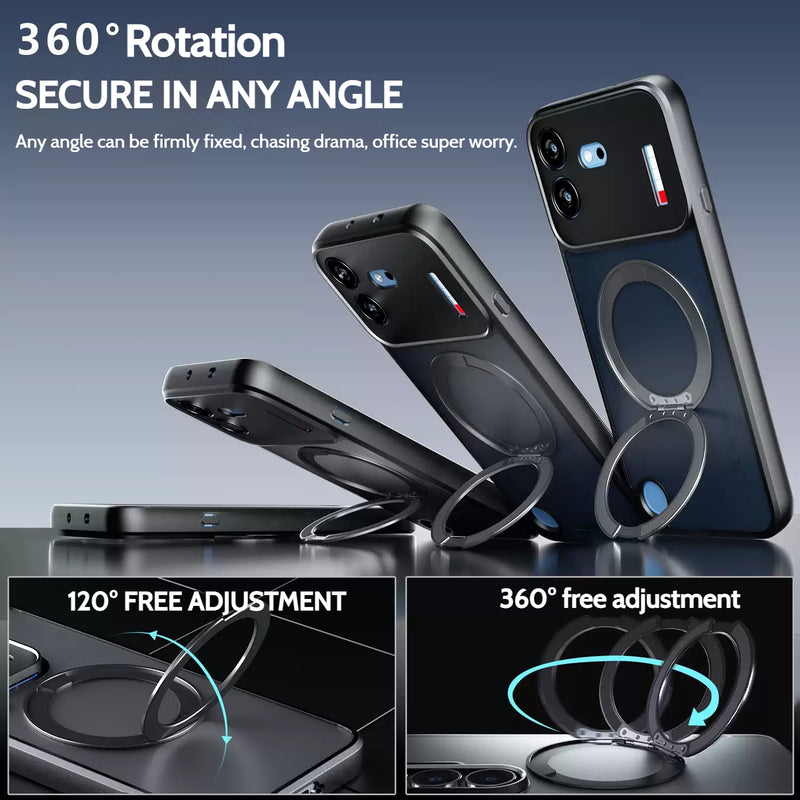 Load image into Gallery viewer, [Built-in Holder] Nothing Phone (4b) Matte Shockproof Stand Series Case
