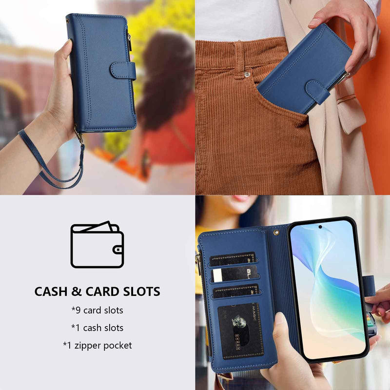 Load image into Gallery viewer, [With Hand Lanyard][With Card Slot] Nothing Phone (3a)/Pro - Premium Leather Shockproof Stylish Wallet Series Case - i-Station Mobile Phone &amp; Electronic Device Repair and Accessories
