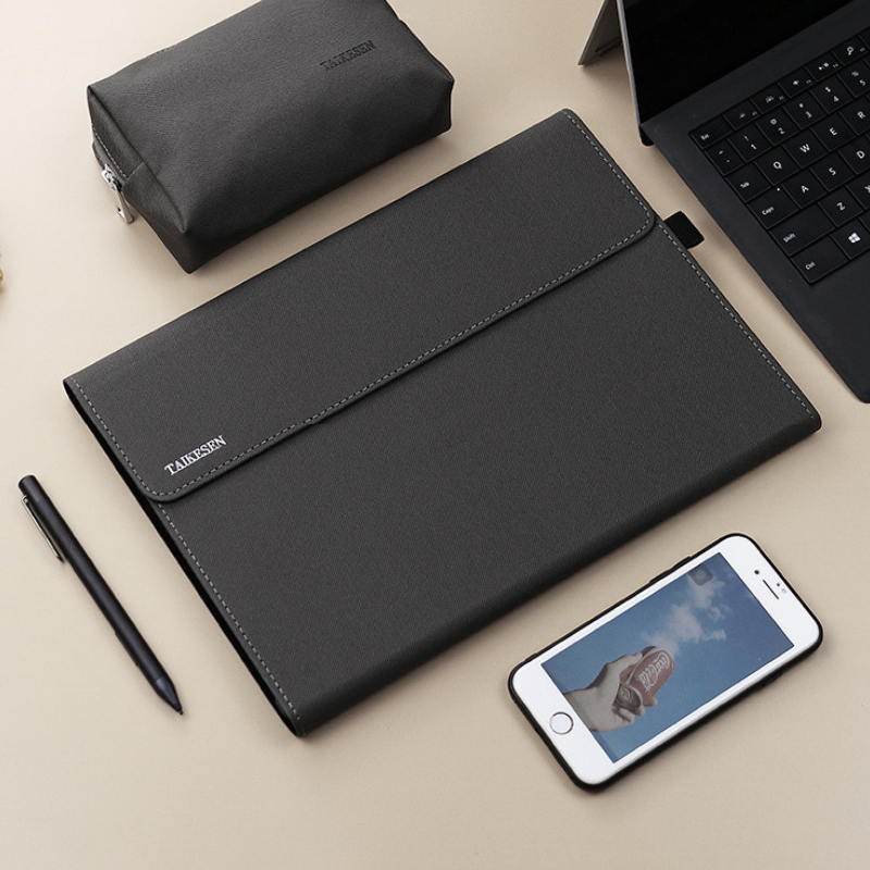 Load image into Gallery viewer, Microsoft Surface Go 1/2/3/4 Laptop Leather Sleeve Case With Power Adapter Pouch - i-Station Mobile Phone &amp; Electronic Device Repair and Accessories
