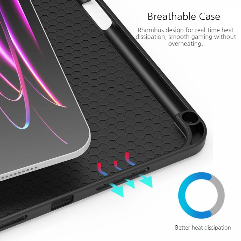 Load image into Gallery viewer, [With Pen Slot] Apple iPad 7/8/9 10.2&#39;&#39; 7/8/9th Gen (2019/2020/2021) Premium PU Fabric Texture Shockproof Case
