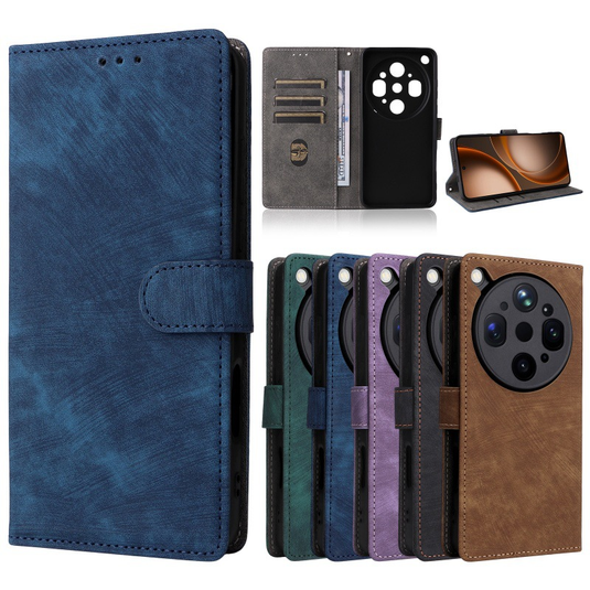 [With Card Slot] OPPO Find X9 Ultra - Multi Functional Buckle Flap Wallet Series Case With Lanyard
