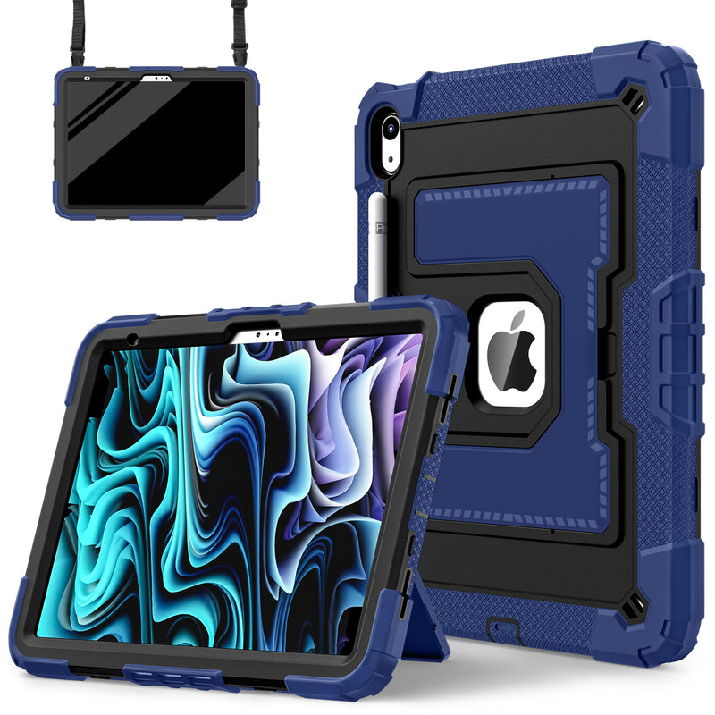 Load image into Gallery viewer, [Built-in Stand][With Shoulder Strap] Apple iPad Air 4/5 10.9&#39;&#39; 4/5th Gen (2020/2022) Kids Full-cover Heavy Duty Case
