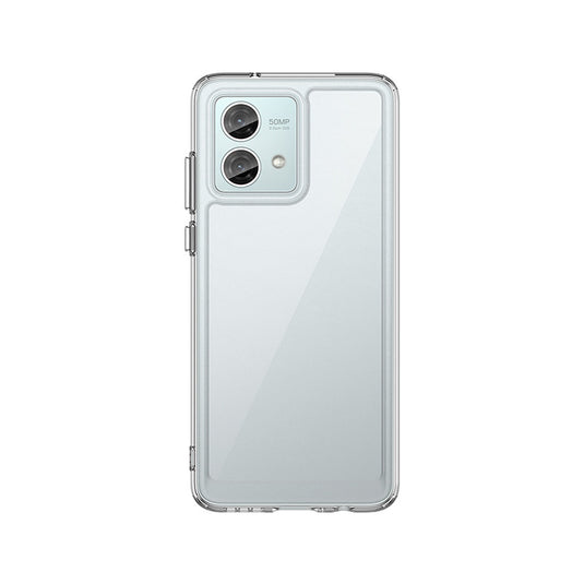 Motorola Moto G84 5G - Black Transparent Heavy Duty Drop Proof Case with 2PSC Screen Protector - i-Station Mobile Phone & Electronic Device Repair and Accessories