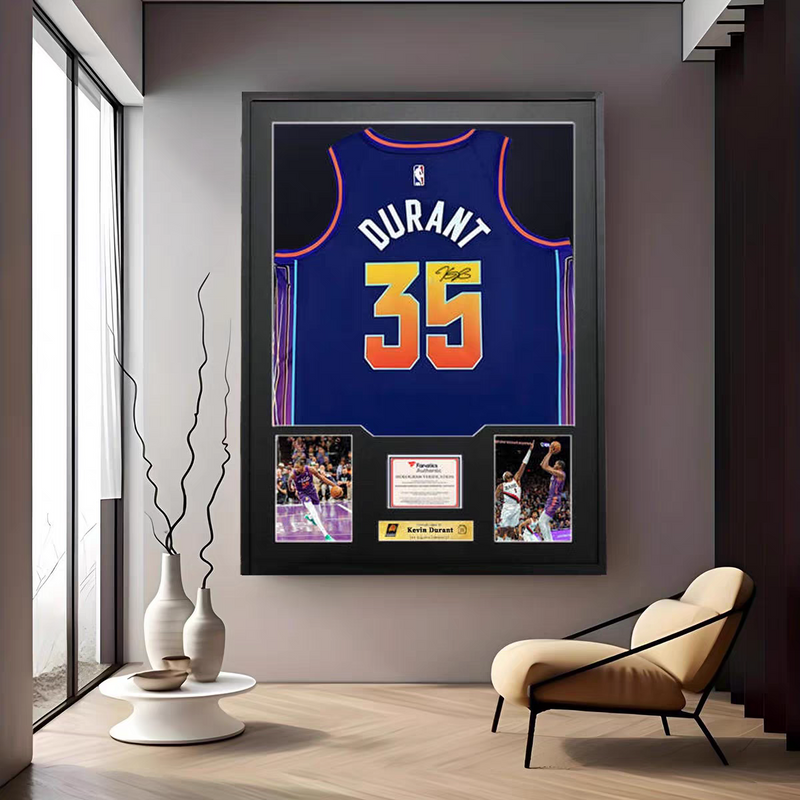 Load image into Gallery viewer, Kevin Durant Phoenix Suns Framed Jersey Display – Facsimile Signature Edition - i-Station Mobile Phone &amp; Electronic Device Repair and Accessories
