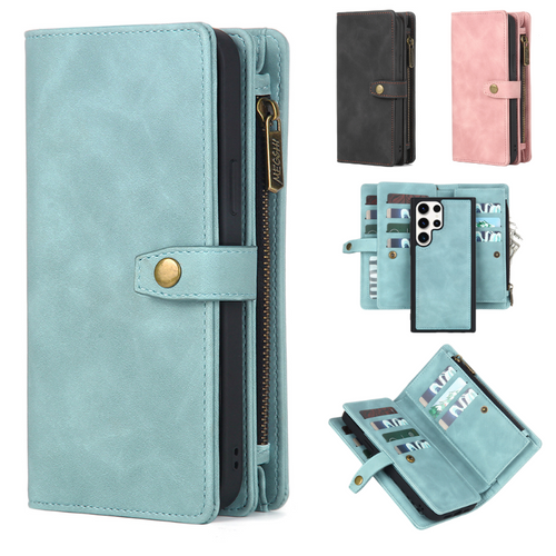 [Detachable][With Card Slot] Samsung S25/Plus/Ultra Premium Multi-functional Leather Folding Shockproof Wallet Series Case