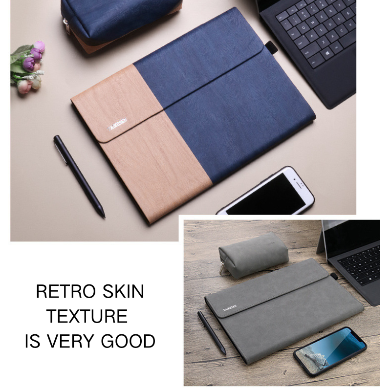 Load image into Gallery viewer, Microsoft Surface Go 1/2/3/4 Laptop Leather Sleeve Case With Power Adapter Pouch - i-Station Mobile Phone &amp; Electronic Device Repair and Accessories

