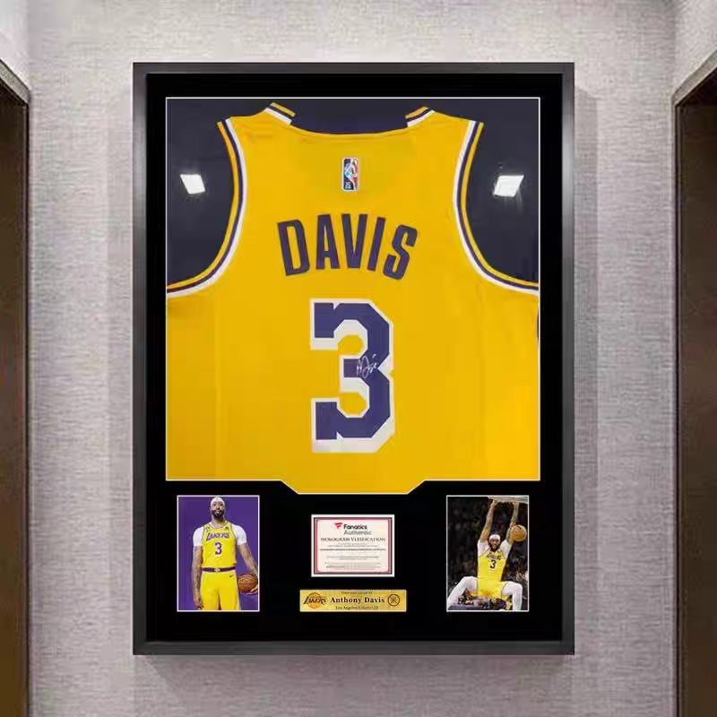 Load image into Gallery viewer, Anthony Davis Los Angeles Lakers Framed Jersey Display (60×80cm) – Facsimile Signature Edition - i-Station Mobile Phone &amp; Electronic Device Repair and Accessories
