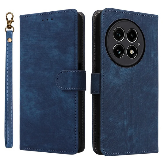 [With Card Slot] OnePlus 13 - Multi Functional Buckle Flap Wallet Series Case With Lanyard