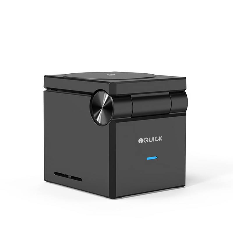 Load image into Gallery viewer, iQuick CUBE T1 3 in 1 Foldable Wireless Charger Stand Galaxy/ Apple Watch Pads
