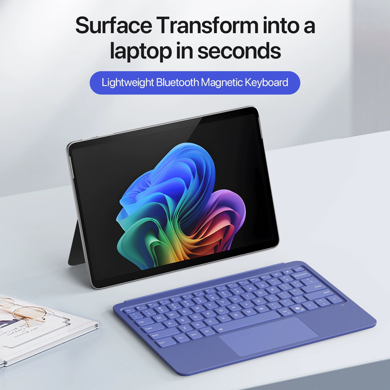 Load image into Gallery viewer, Compatible with Microsoft Surface Pro 12 (2025) - DUXDUCIS Wireless Bluetooth Magnetic Touch Keyboard With RGB Backlight - i-Station Mobile Phone &amp; Electronic Device Repair and Accessories
