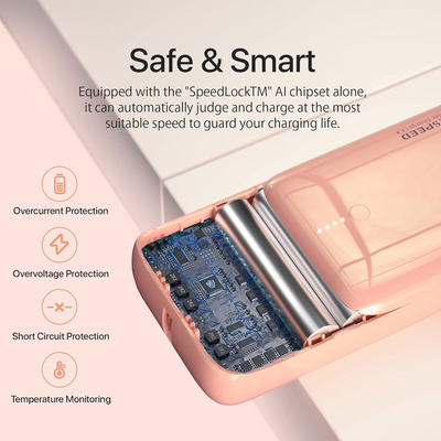 MOVE SPEED Portable Charger Mini Cute Power Bank 10000mAh 22.5W (YSPBQ10-22) - i-Station Mobile Phone & Electronic Device Repair and Accessories